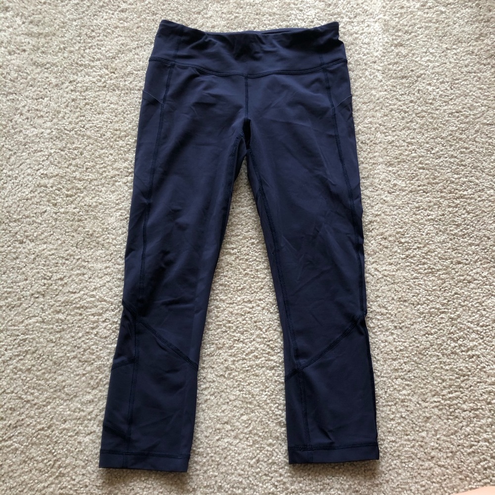 Lululemon mid rise navy leggings